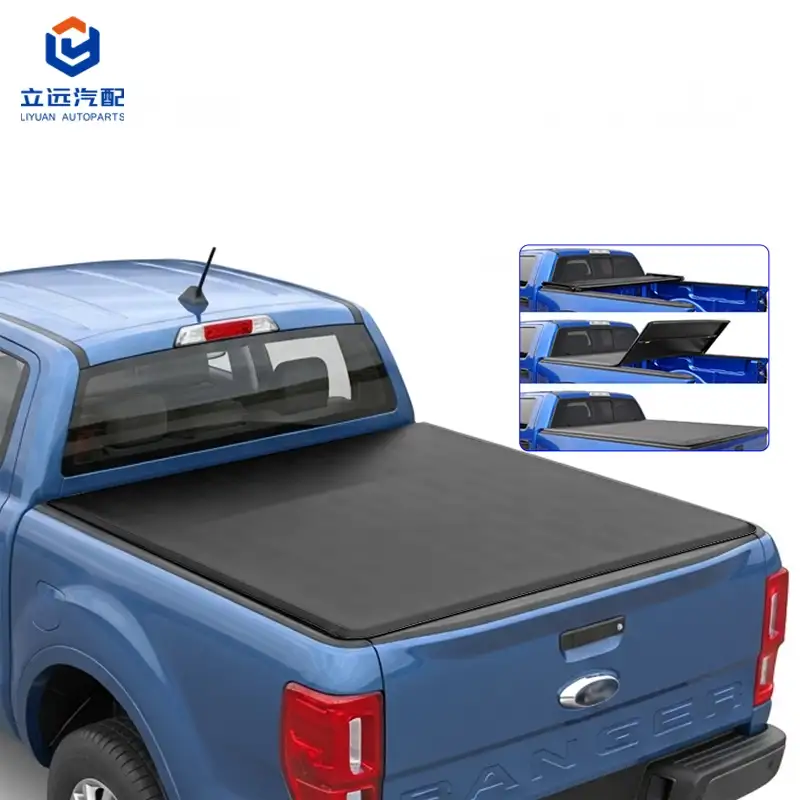 فورڈ لنکن کے لیے نرم Vinyl Tri-Fold Tonneau Cover